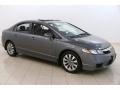 Polished Metal Metallic 2010 Honda Civic EX Sedan
