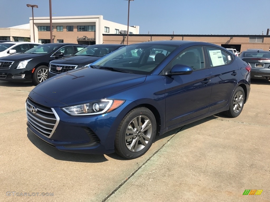 2018 Elantra SEL - Lakeside Blue / Gray photo #1