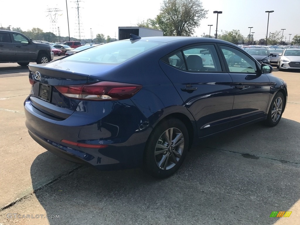 2018 Elantra SEL - Lakeside Blue / Gray photo #2