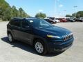 2018 Patriot Blue Pearl Jeep Cherokee Latitude Plus  photo #7