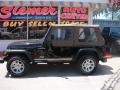 Black 2002 Jeep Wrangler SE 4x4
