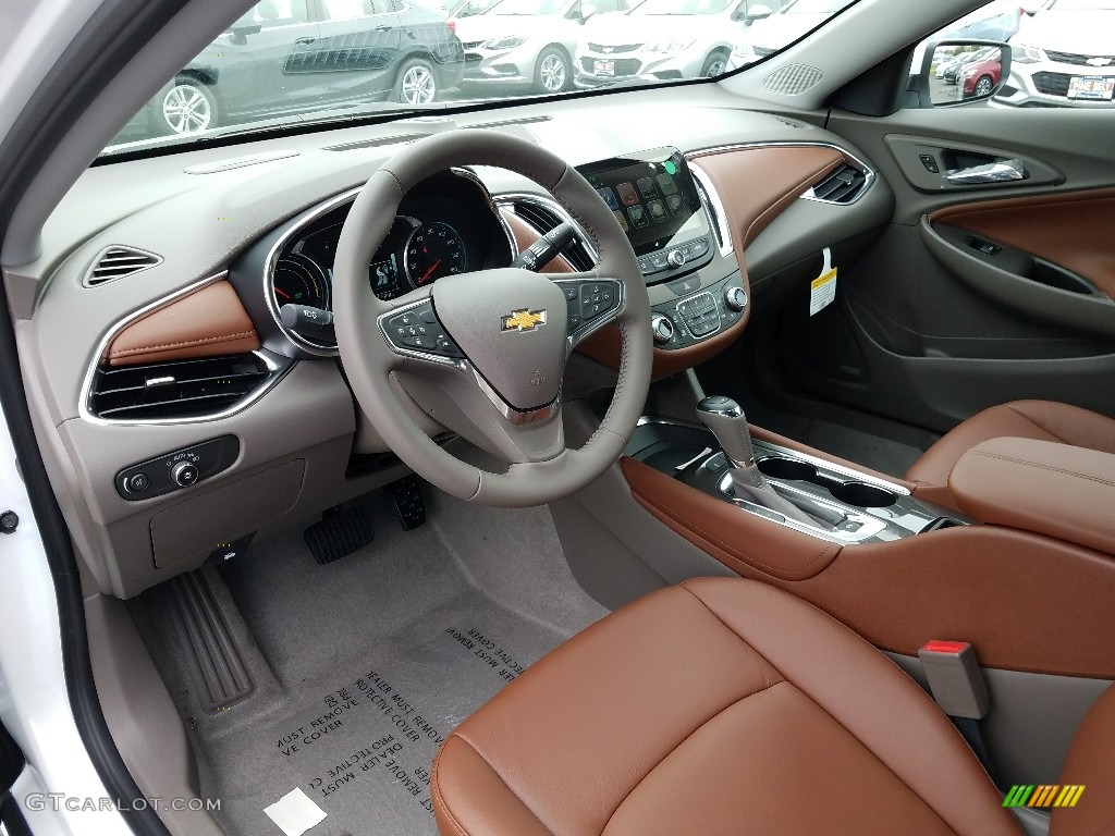 Dark Atmosphere/Loft Brown Interior 2018 Chevrolet Malibu Hybrid Photo #122990556