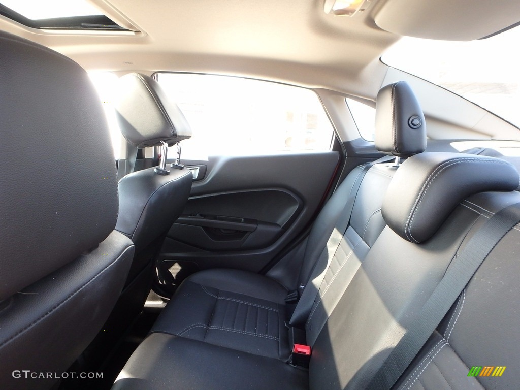 2014 Fiesta Titanium Sedan - Ruby Red / Charcoal Black photo #10