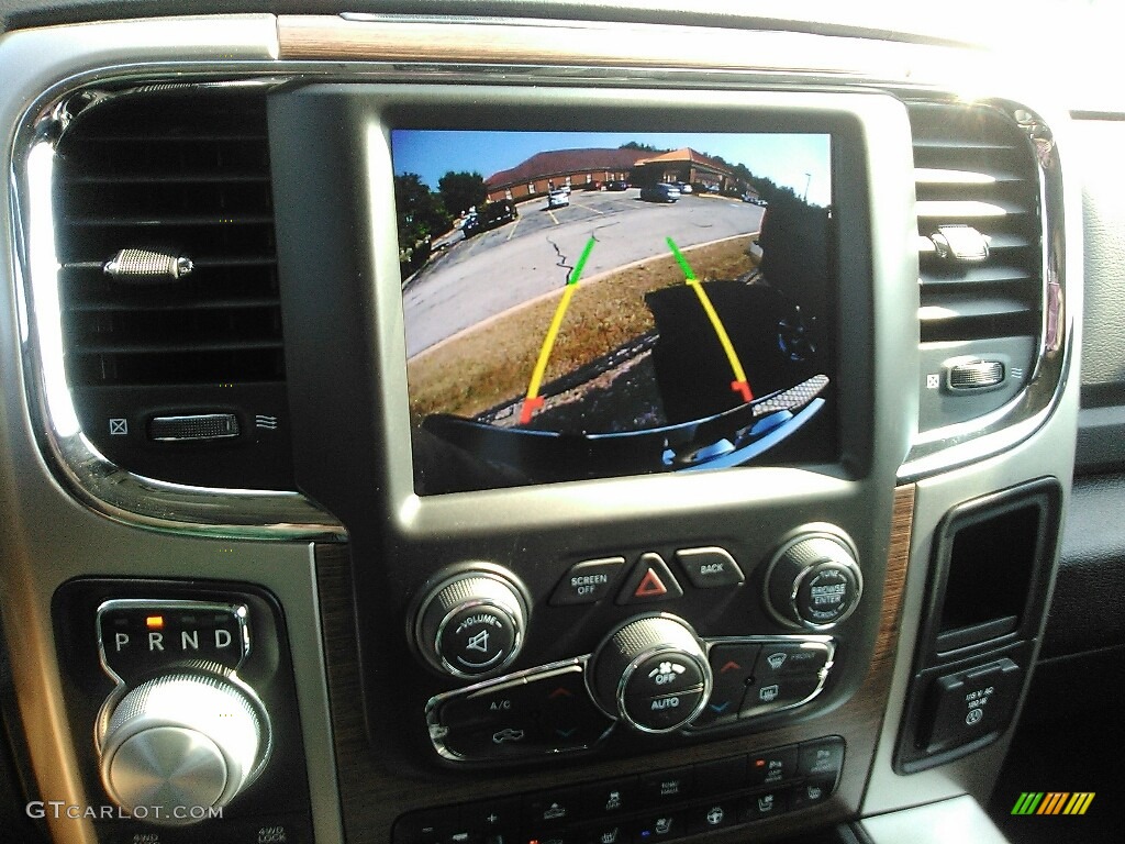 2018 1500 Laramie Crew Cab 4x4 - Brilliant Black Crystal Pearl / Black photo #7