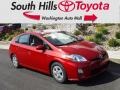 2010 Barcelona Red Metallic Toyota Prius Hybrid III  photo #1