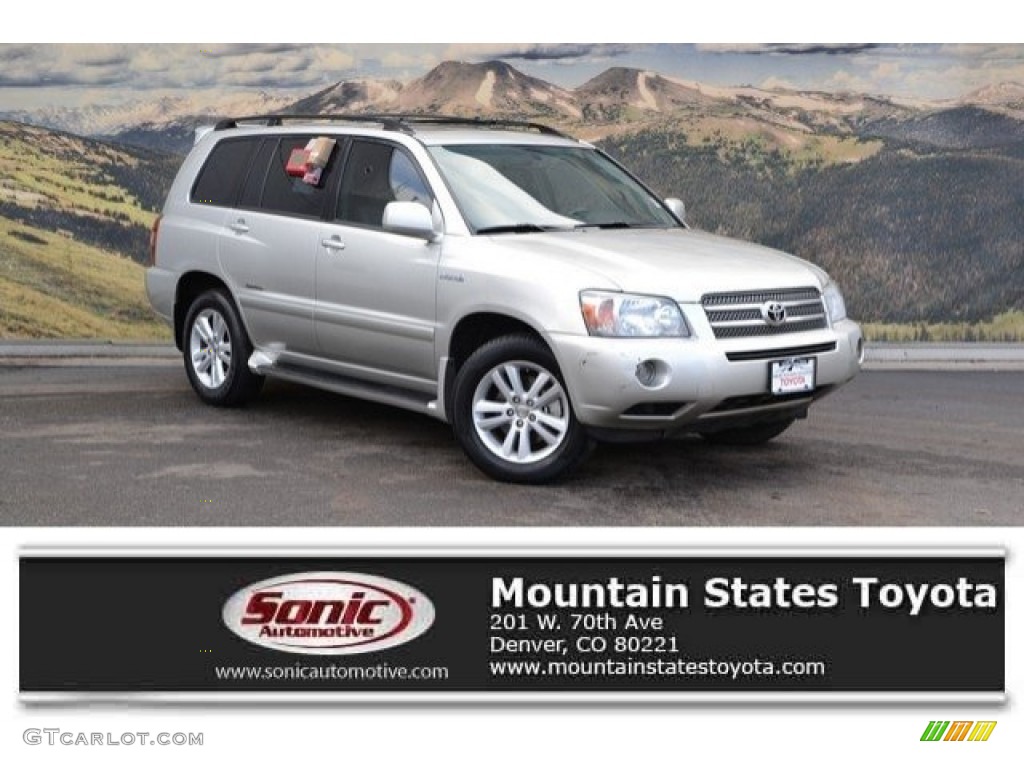 2007 Highlander Hybrid Limited 4WD - Millenium Silver Metallic / Ash Gray photo #1