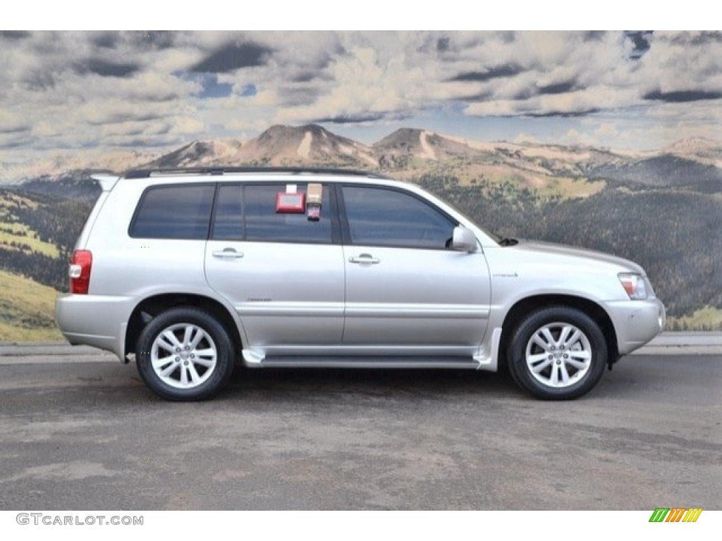 2007 Highlander Hybrid Limited 4WD - Millenium Silver Metallic / Ash Gray photo #2