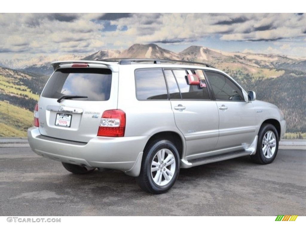 2007 Highlander Hybrid Limited 4WD - Millenium Silver Metallic / Ash Gray photo #3