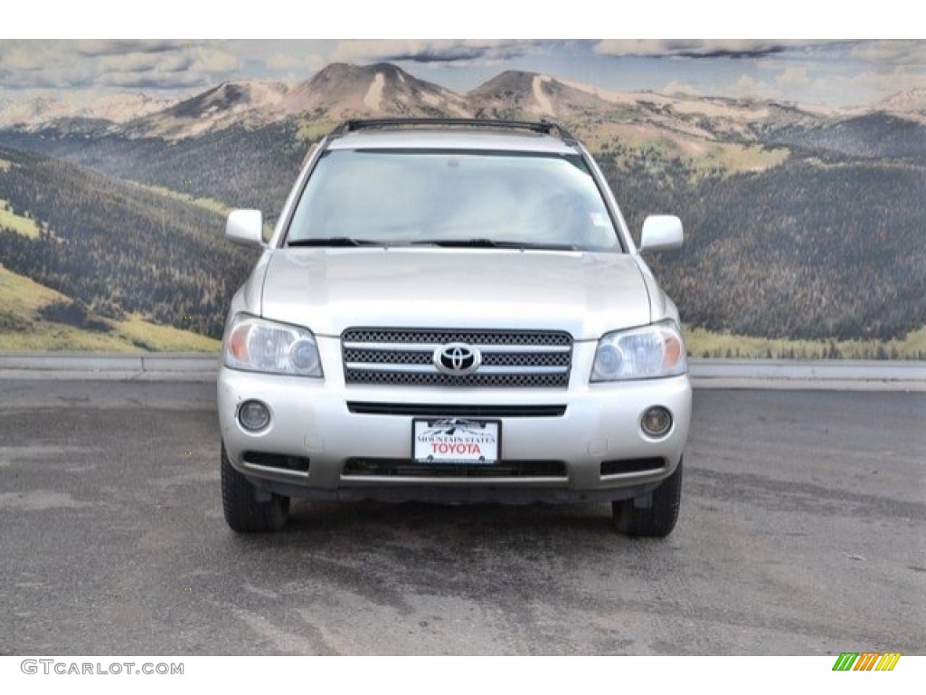 2007 Highlander Hybrid Limited 4WD - Millenium Silver Metallic / Ash Gray photo #4