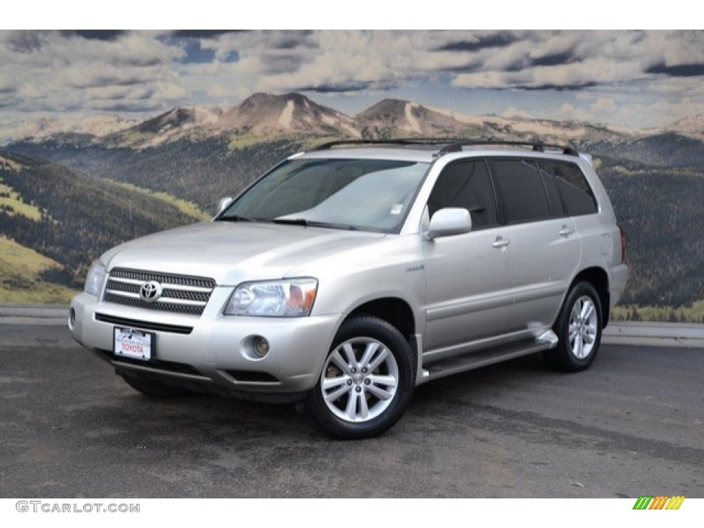 2007 Highlander Hybrid Limited 4WD - Millenium Silver Metallic / Ash Gray photo #5