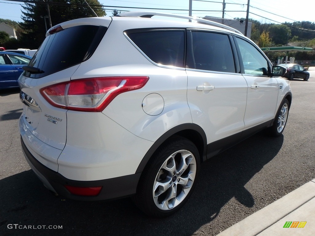 2015 Escape Titanium 4WD - White Platinum Metallic Tri-Coat / Charcoal Black photo #5