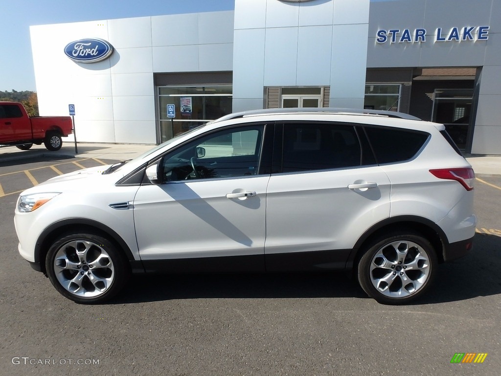 2015 Escape Titanium 4WD - White Platinum Metallic Tri-Coat / Charcoal Black photo #8