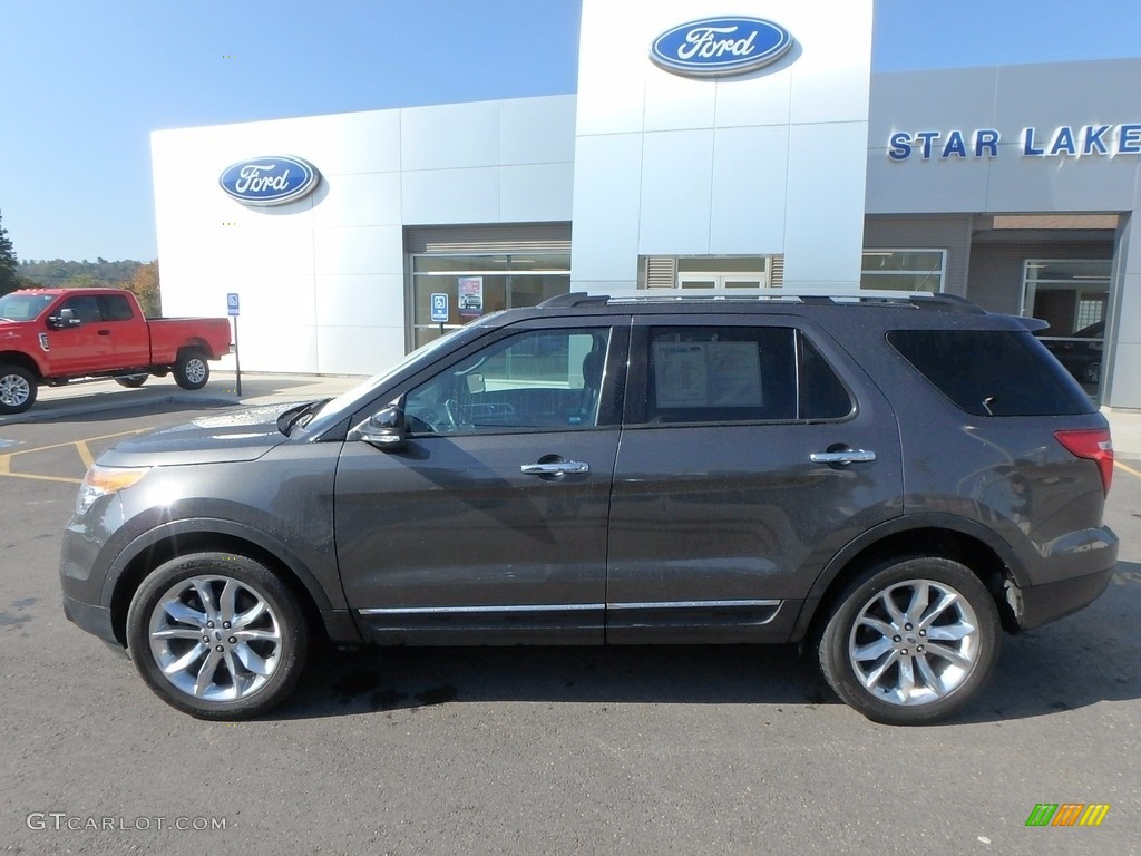 2015 Explorer XLT 4WD - Magnetic / Charcoal Black photo #9