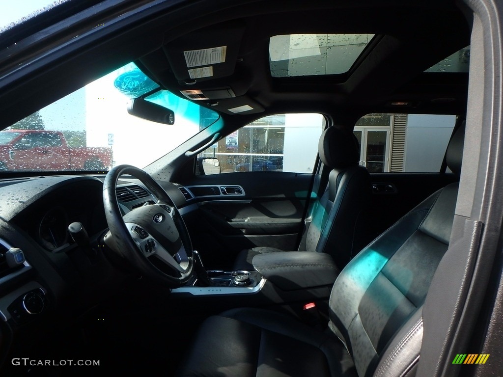 2015 Explorer XLT 4WD - Magnetic / Charcoal Black photo #10