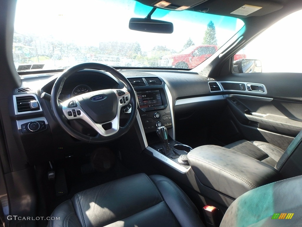 2015 Explorer XLT 4WD - Magnetic / Charcoal Black photo #13