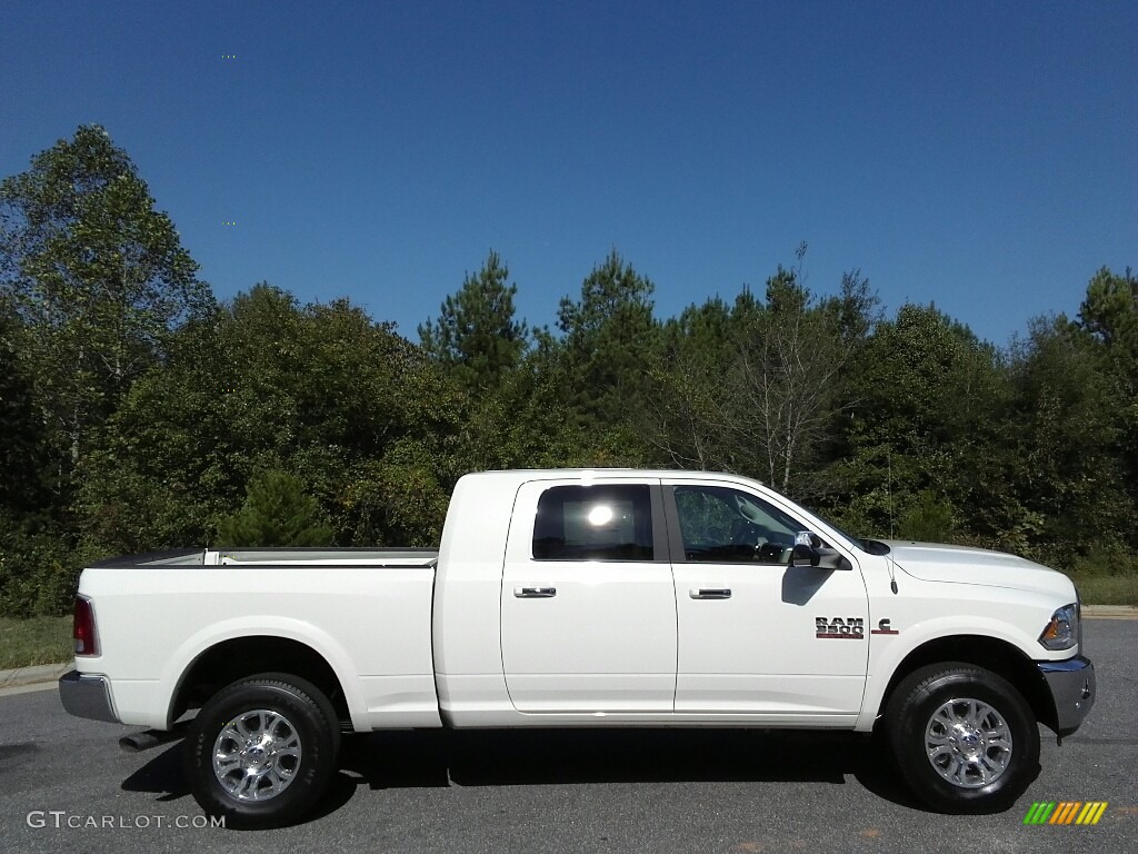 Pearl White 2018 Ram 3500 Laramie Mega Cab 4x4 Exterior Photo #122996901