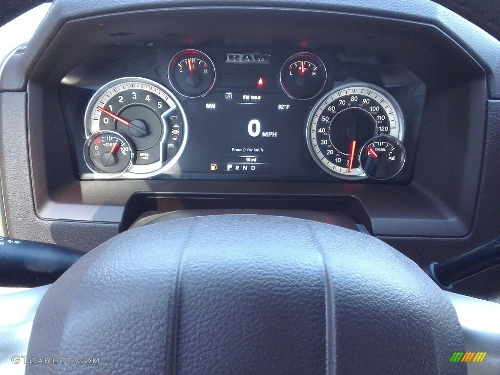 2018 Ram 3500 Laramie Mega Cab 4x4 Gauges Photo #122997250