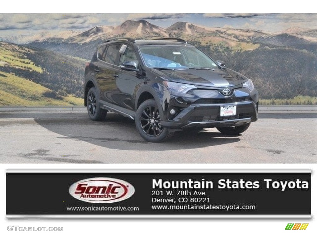2018 RAV4 Adventure AWD - Black / Ash photo #1