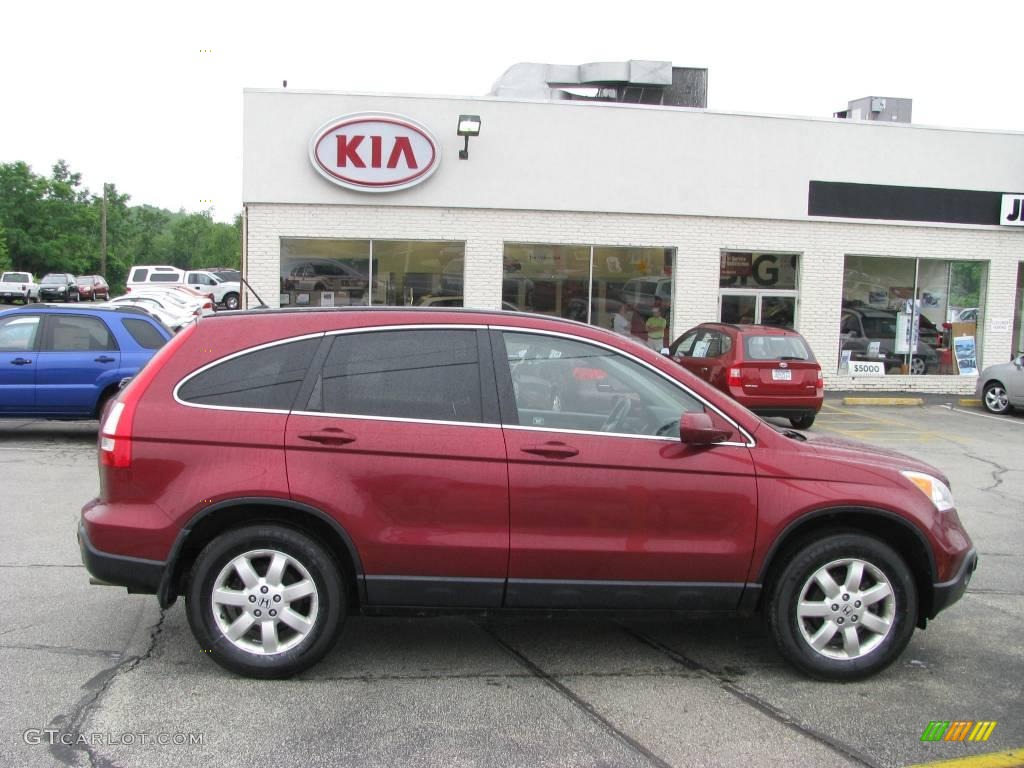 2007 CR-V EX-L 4WD - Tango Red Pearl / Gray photo #2