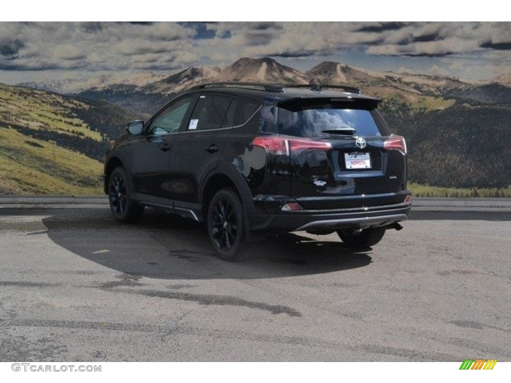 2018 RAV4 Adventure AWD - Black / Ash photo #3