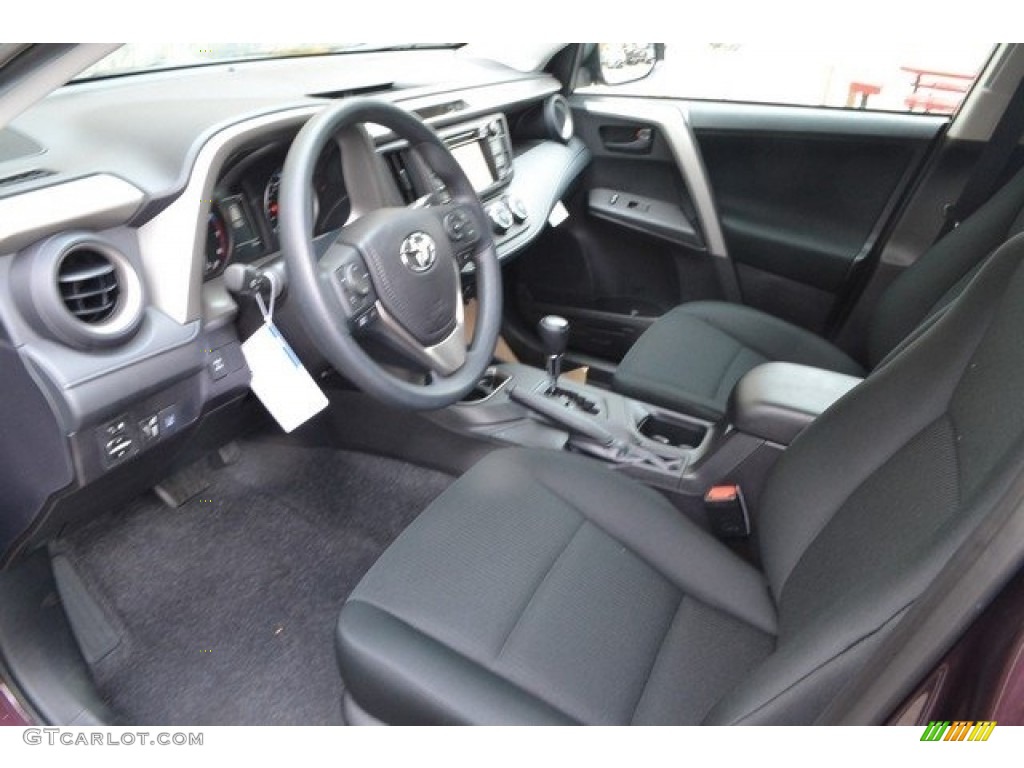 2018 RAV4 LE AWD - Black Current Metallic / Black photo #5