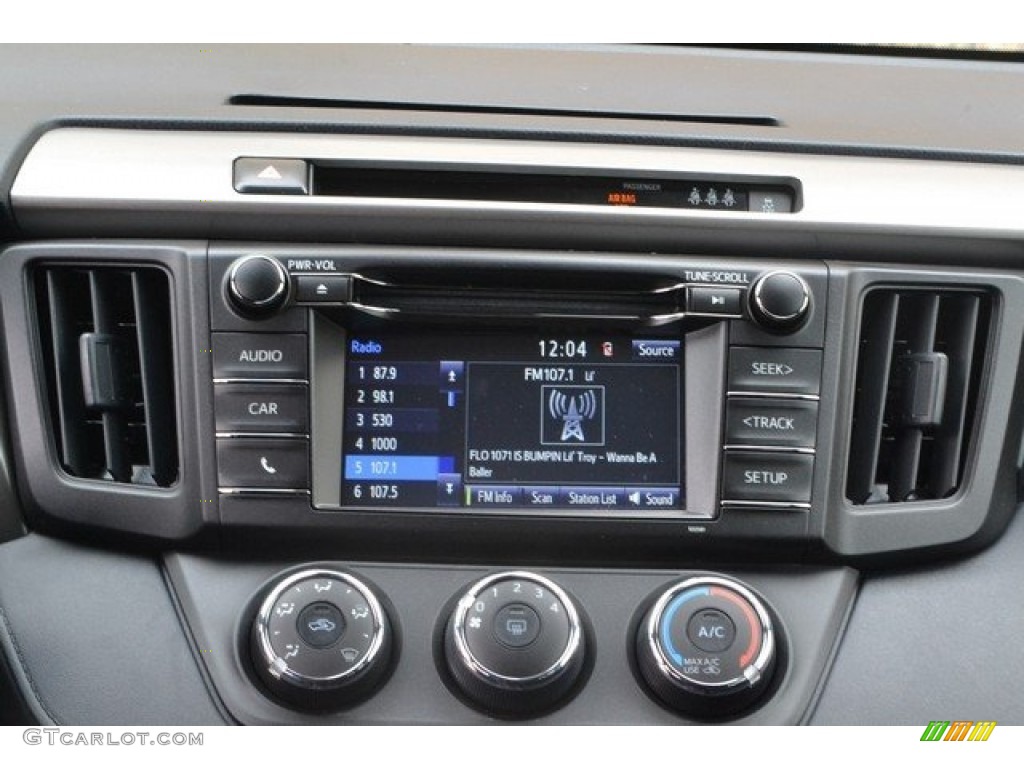 2018 RAV4 LE AWD - Black Current Metallic / Black photo #6
