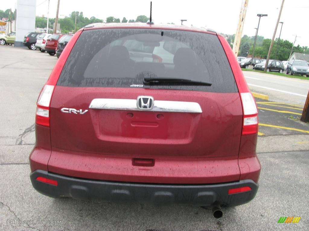 2007 CR-V EX-L 4WD - Tango Red Pearl / Gray photo #4