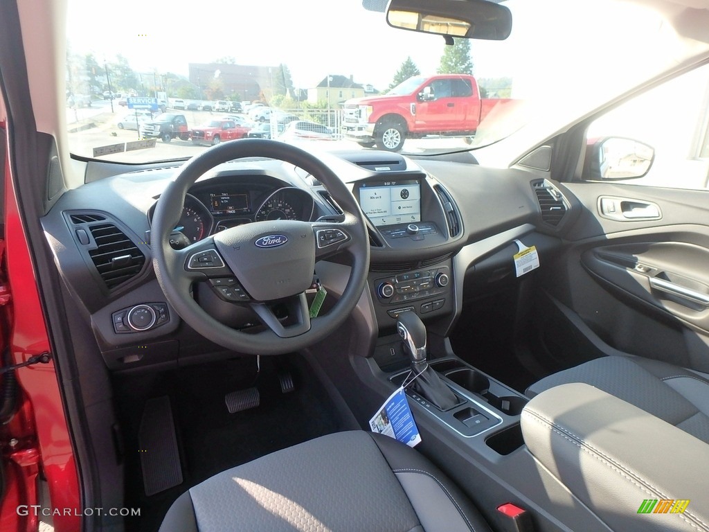 Charcoal Black Interior 2018 Ford Escape SE 4WD Photo #122997765