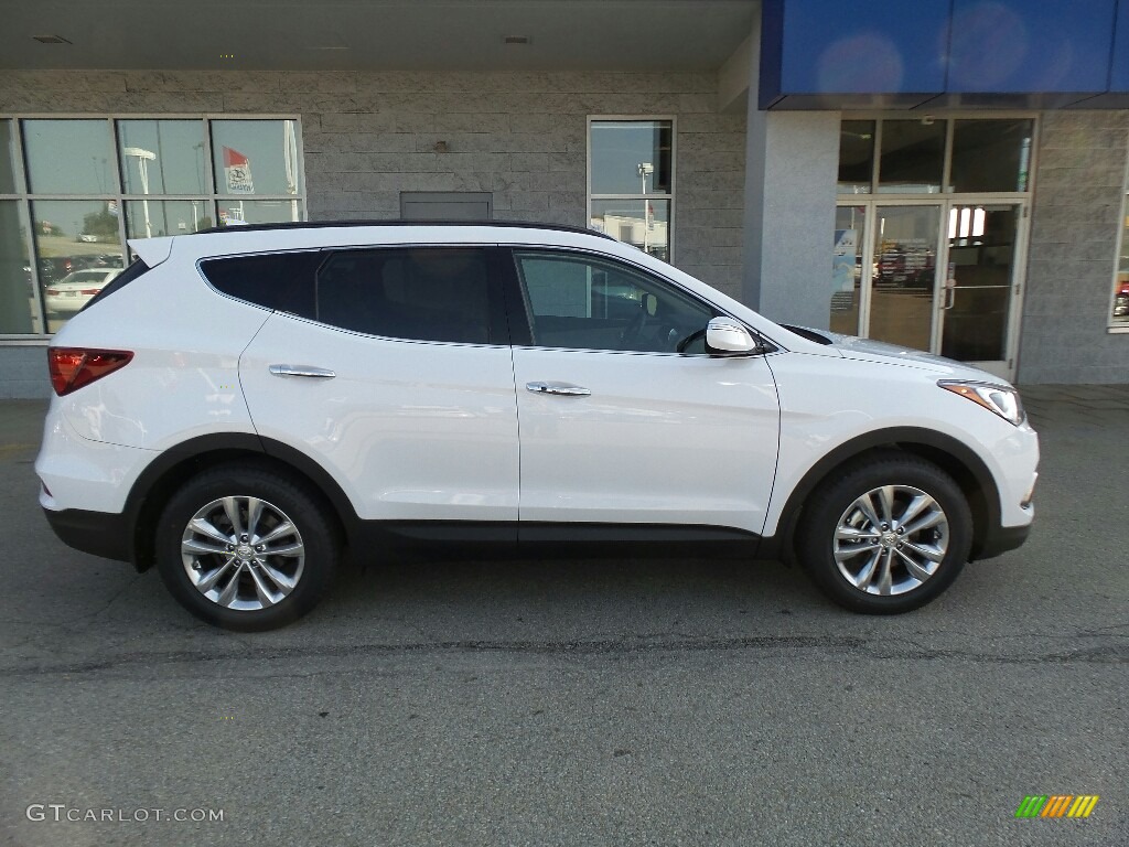 Pearl White 2018 Hyundai Santa Fe Sport 2.0T AWD Exterior Photo #122997795