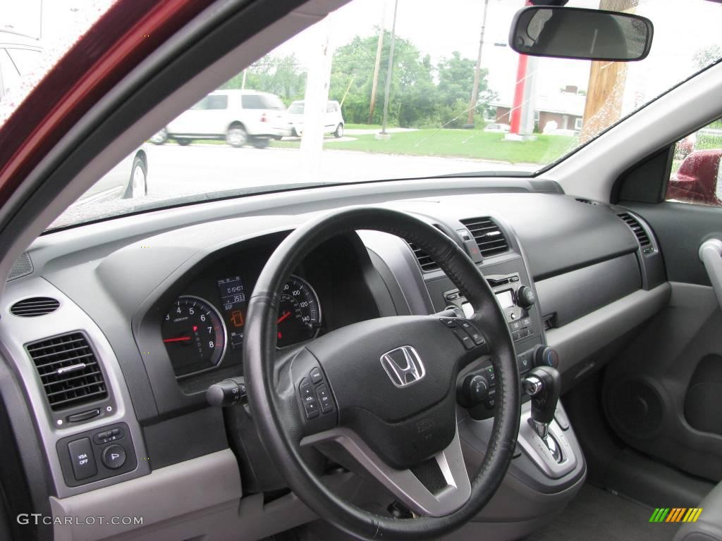2007 CR-V EX-L 4WD - Tango Red Pearl / Gray photo #6