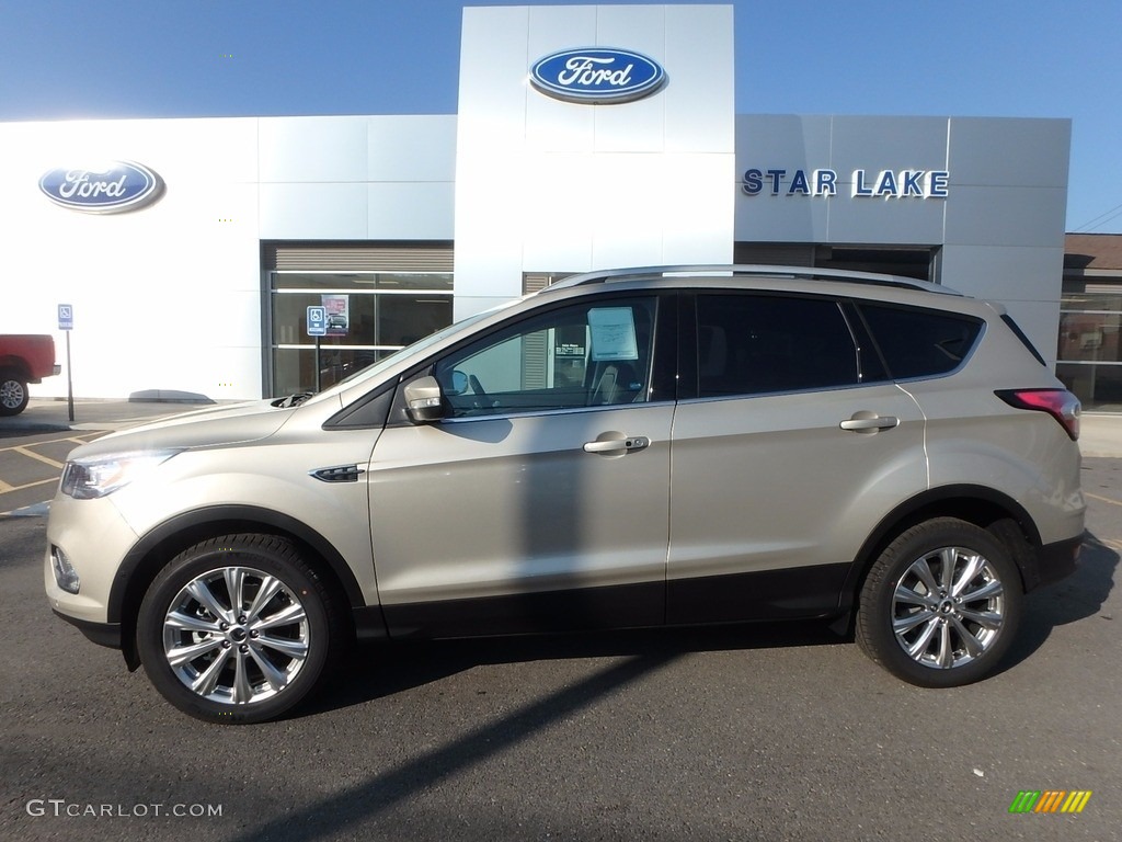 2018 Escape Titanium 4WD - White Gold / Charcoal Black photo #1