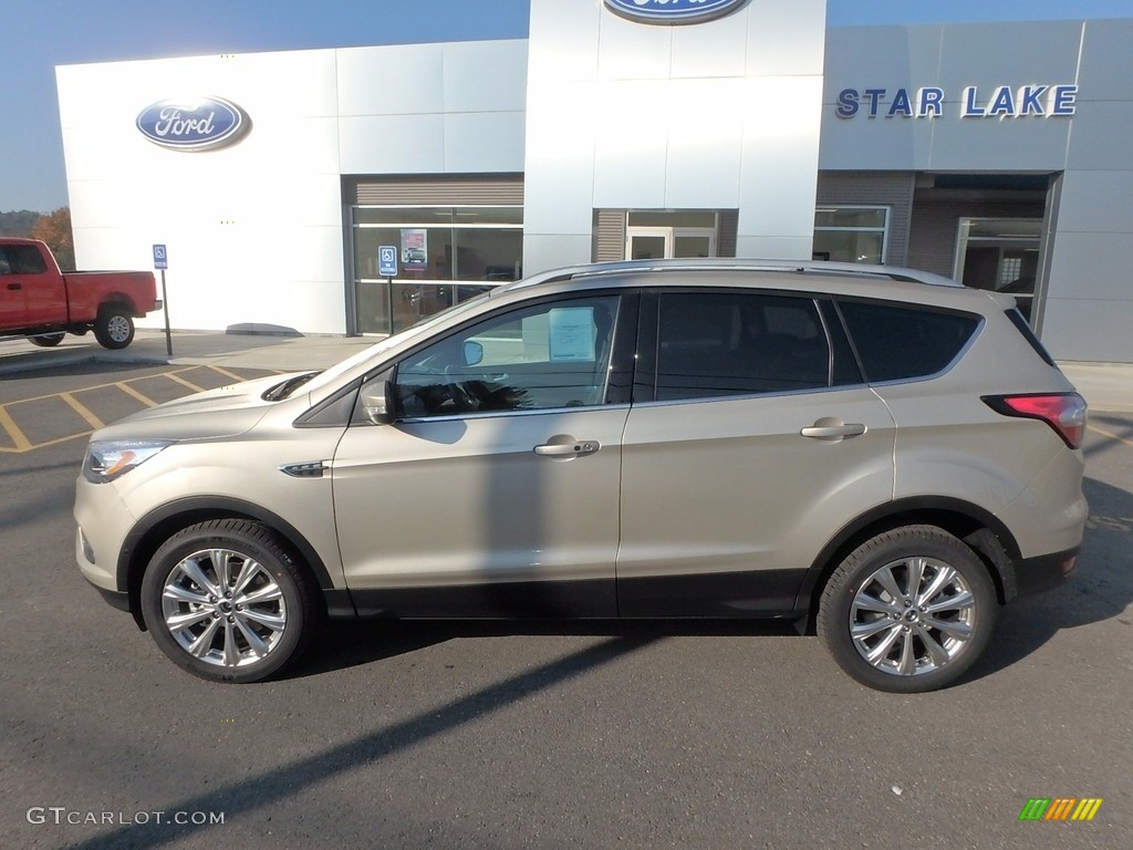 2018 Escape Titanium 4WD - White Gold / Charcoal Black photo #9