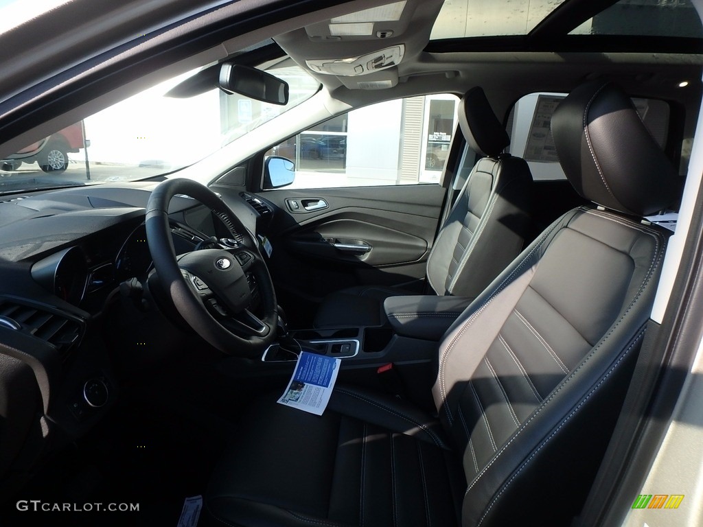 2018 Escape Titanium 4WD - White Gold / Charcoal Black photo #10