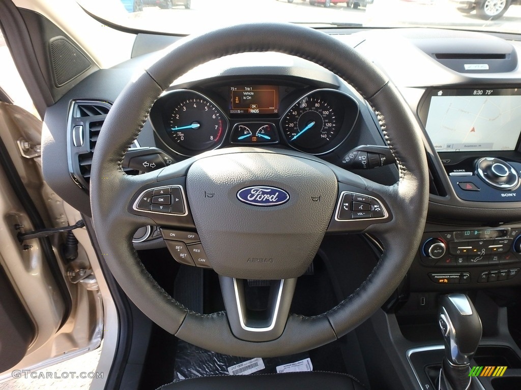 2018 Escape Titanium 4WD - White Gold / Charcoal Black photo #17