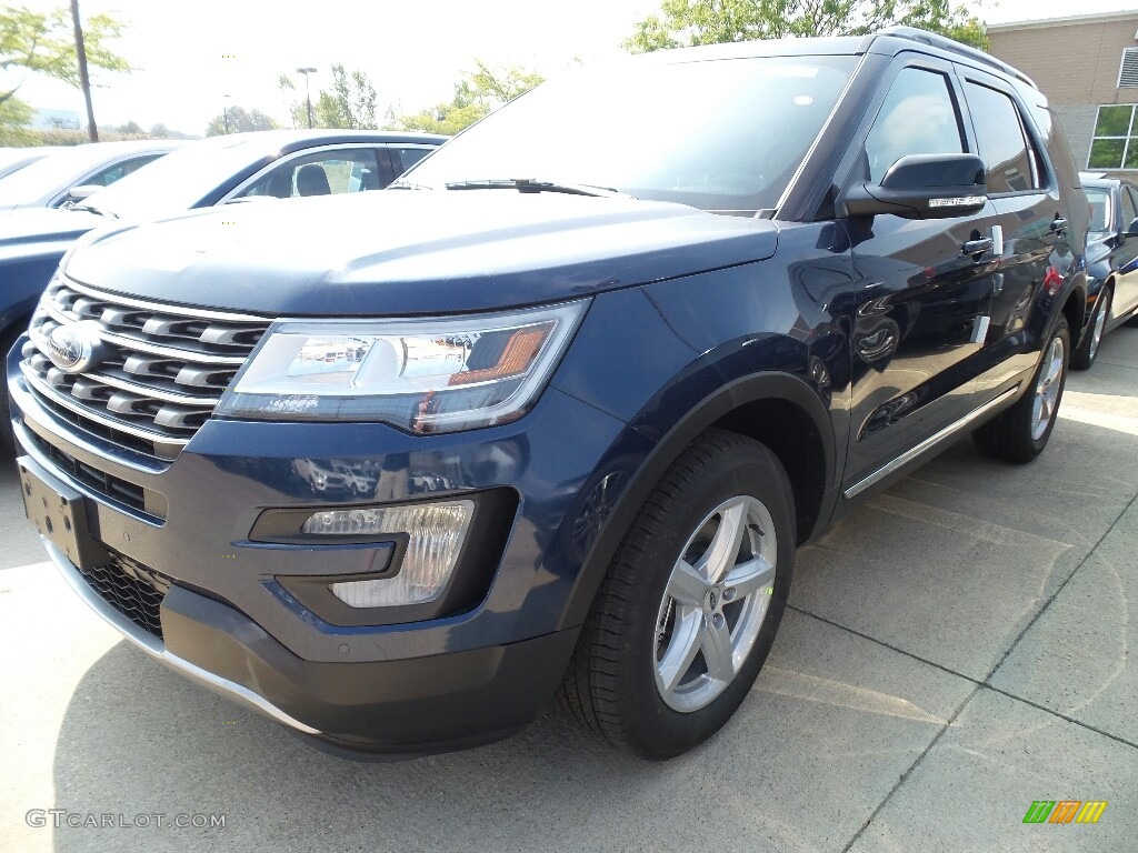 2017 Explorer XLT 4WD - Blue Jeans / Ebony Black photo #1