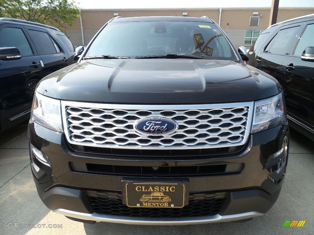 2017 Explorer Platinum 4WD - Shadow Black / Ebony Black photo #2