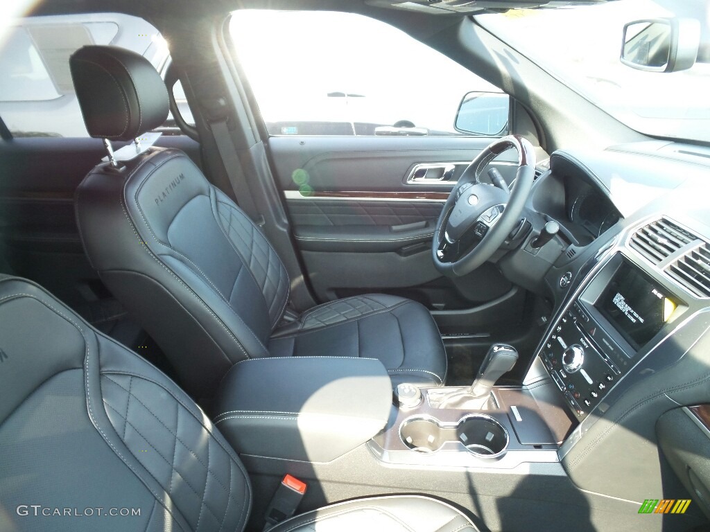 2017 Explorer Platinum 4WD - Shadow Black / Ebony Black photo #4
