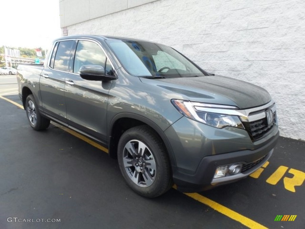 2018 Ridgeline RTL-E AWD - Forest Mist Metallic / Gray photo #1