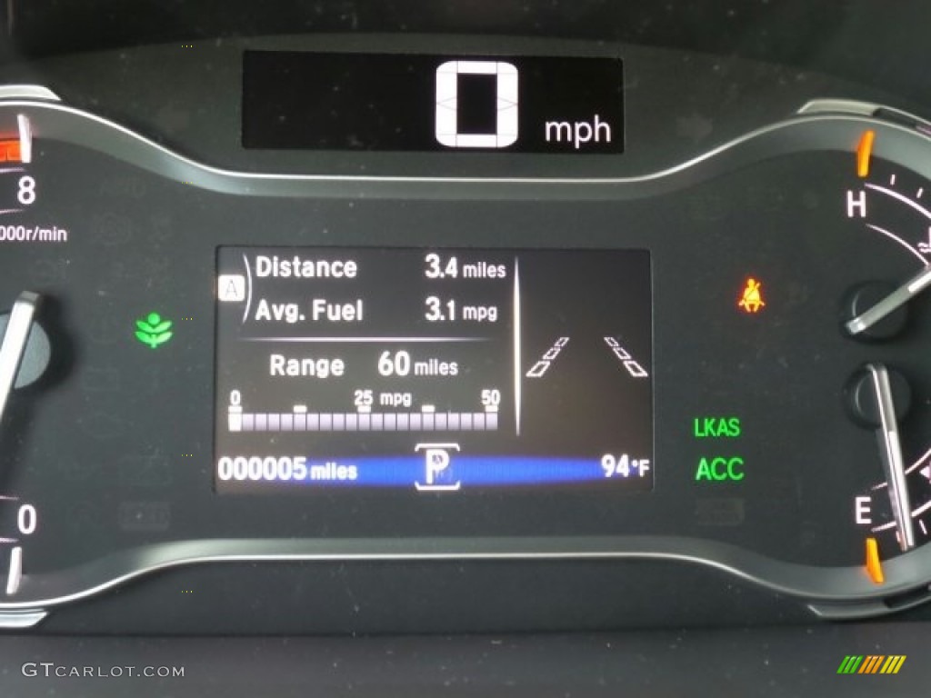 2018 Honda Ridgeline RTL-E AWD Gauges Photo #123000645