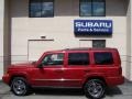 2006 Inferno Red Pearl Jeep Commander 4x4  photo #6