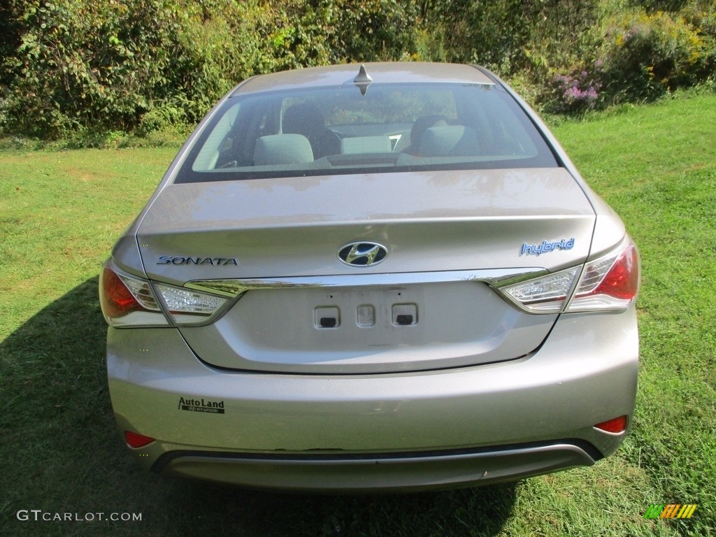 2011 Sonata Hybrid - Hyper Silver Metallic / Gray photo #3