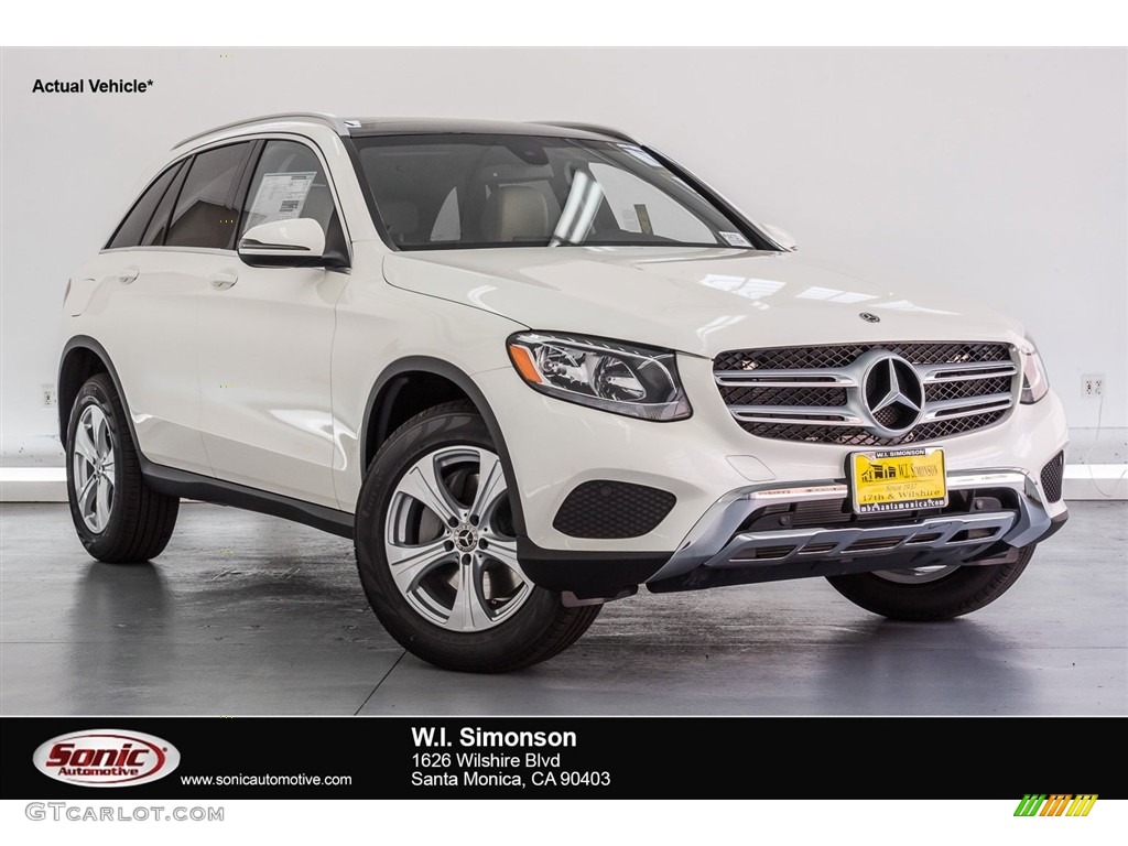 2018 GLC 300 4Matic - Polar White / Silk Beige/Black photo #1