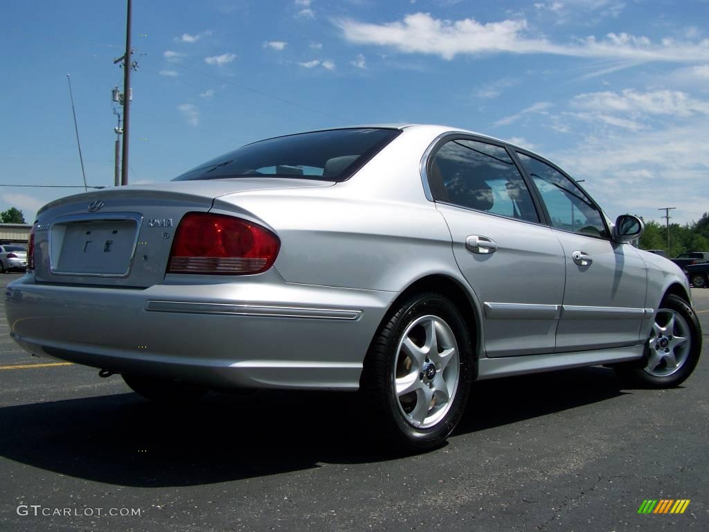 2005 Sonata GLS V6 - Bright Silver / Black photo #7