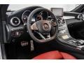 Cranberry Red/Black Dashboard Photo for 2018 Mercedes-Benz C #123004716