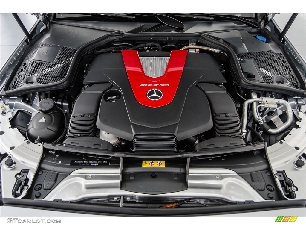 2018 Mercedes-Benz C 43 AMG 4Matic Cabriolet 3.0 Liter AMG biturbo DOHC 24-Valve VVT V6 Engine Photo #123004773