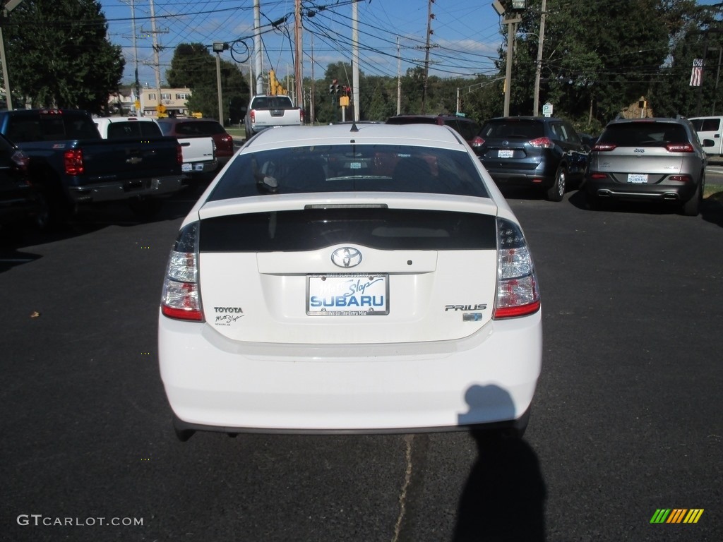 2005 Prius Hybrid - Super White / Gray/Burgundy photo #7