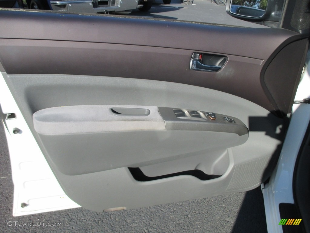 2005 Prius Hybrid - Super White / Gray/Burgundy photo #14