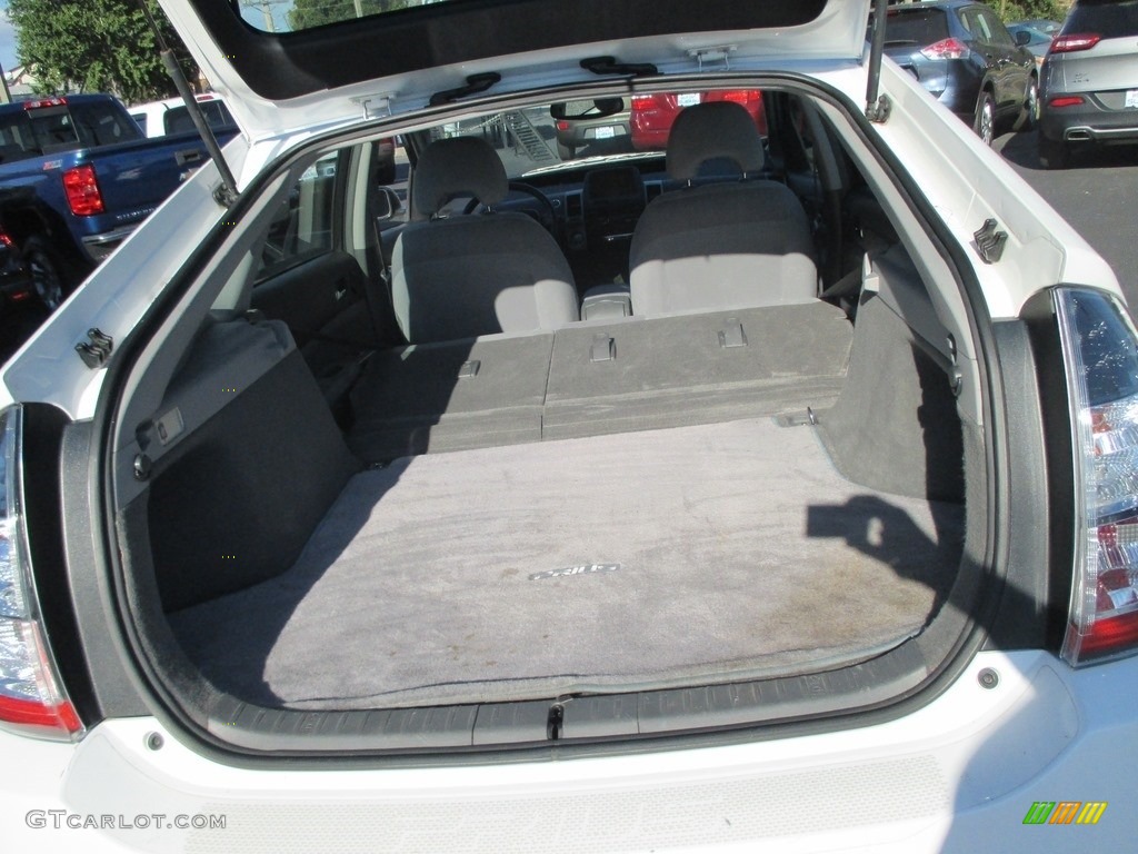 2005 Prius Hybrid - Super White / Gray/Burgundy photo #20