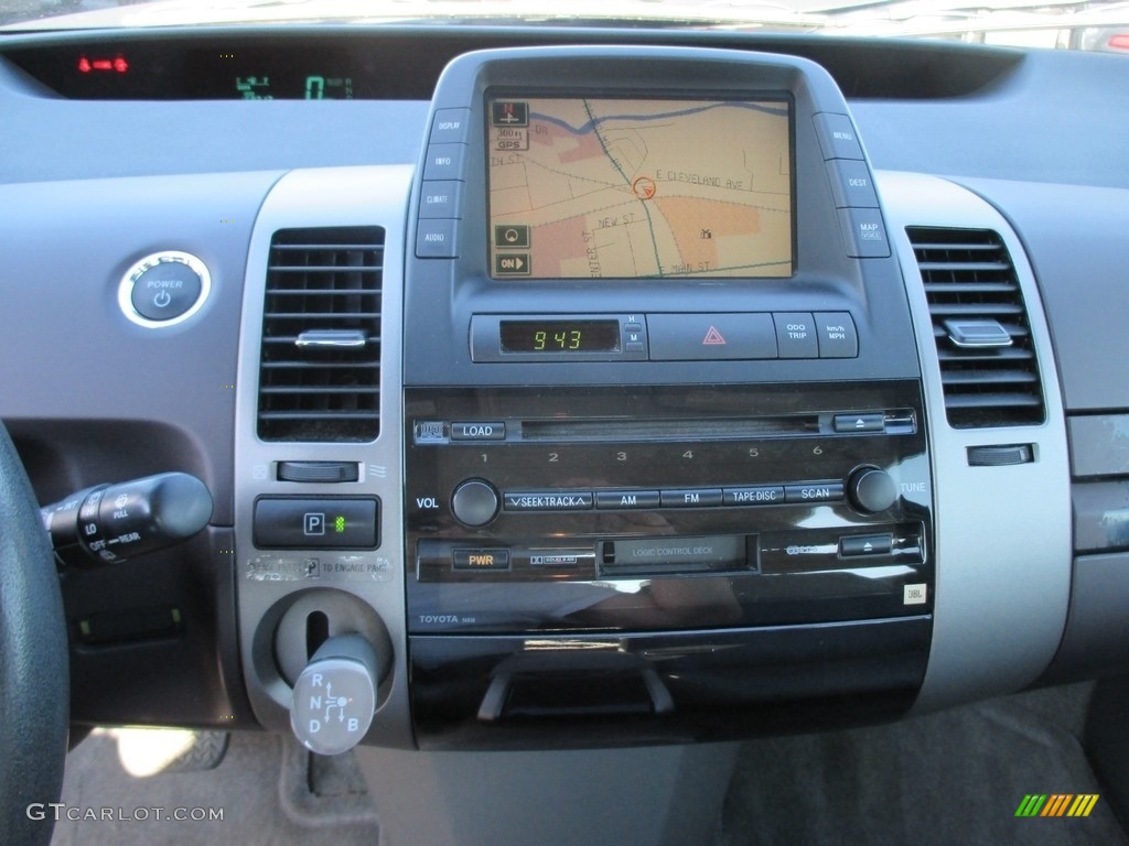 2005 Prius Hybrid - Super White / Gray/Burgundy photo #25