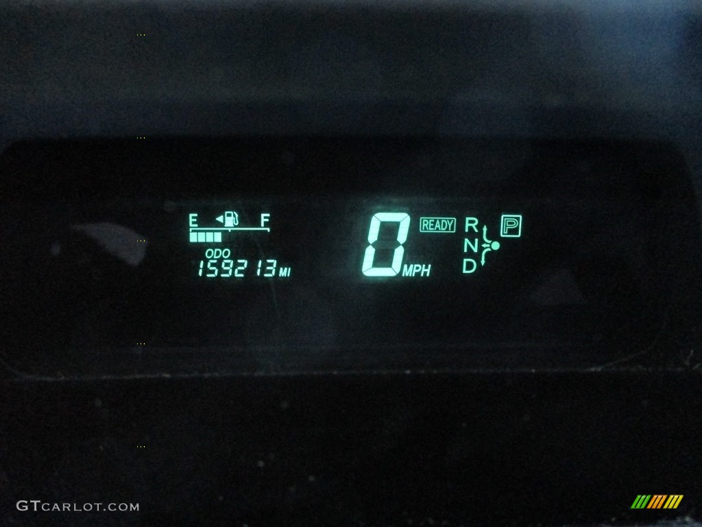 2005 Prius Hybrid - Super White / Gray/Burgundy photo #26